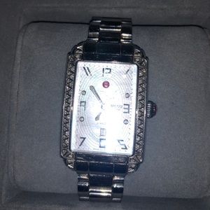 Michele Milou park diamond watch